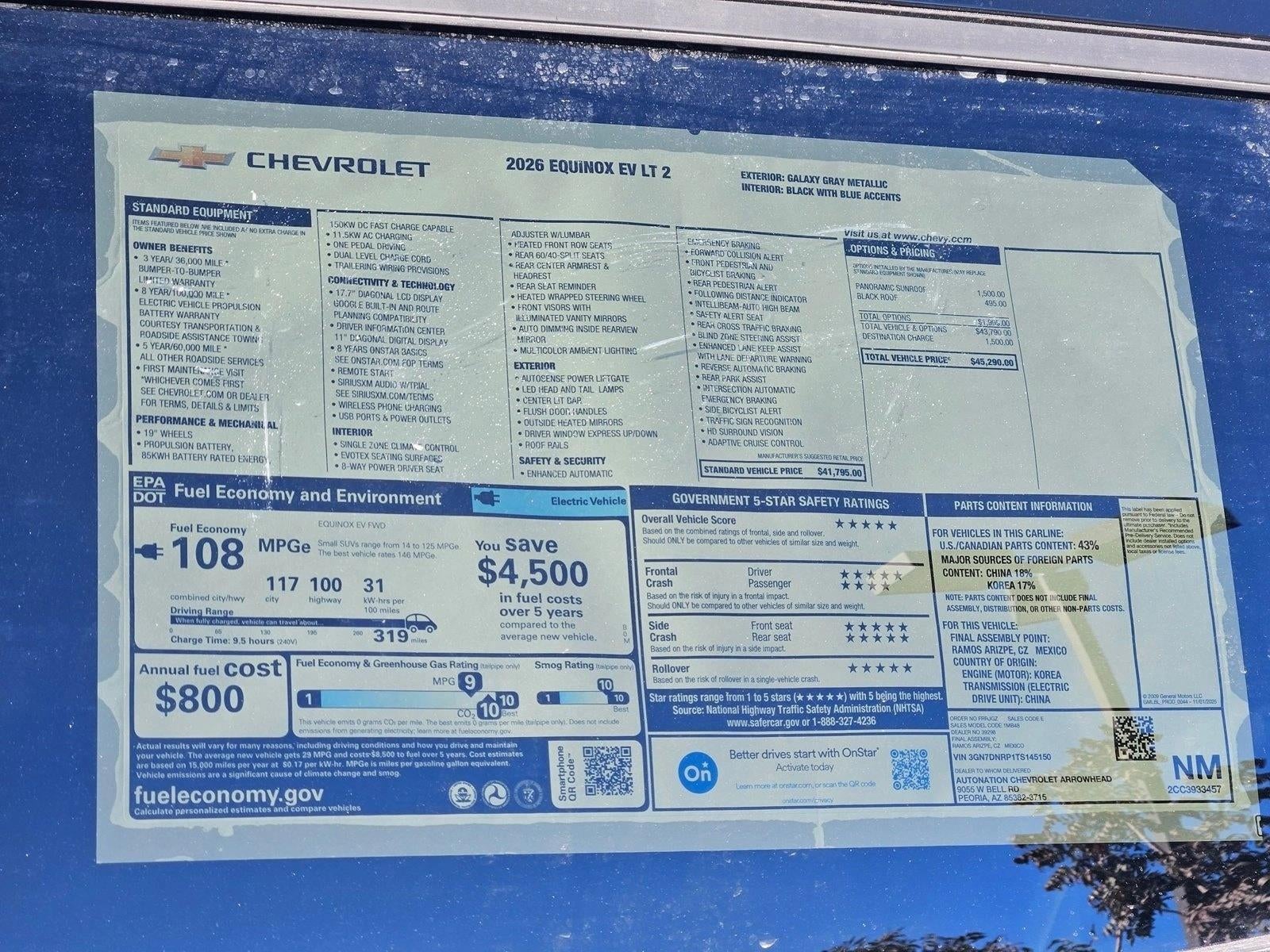 2026 Chevrolet Equinox EV LT