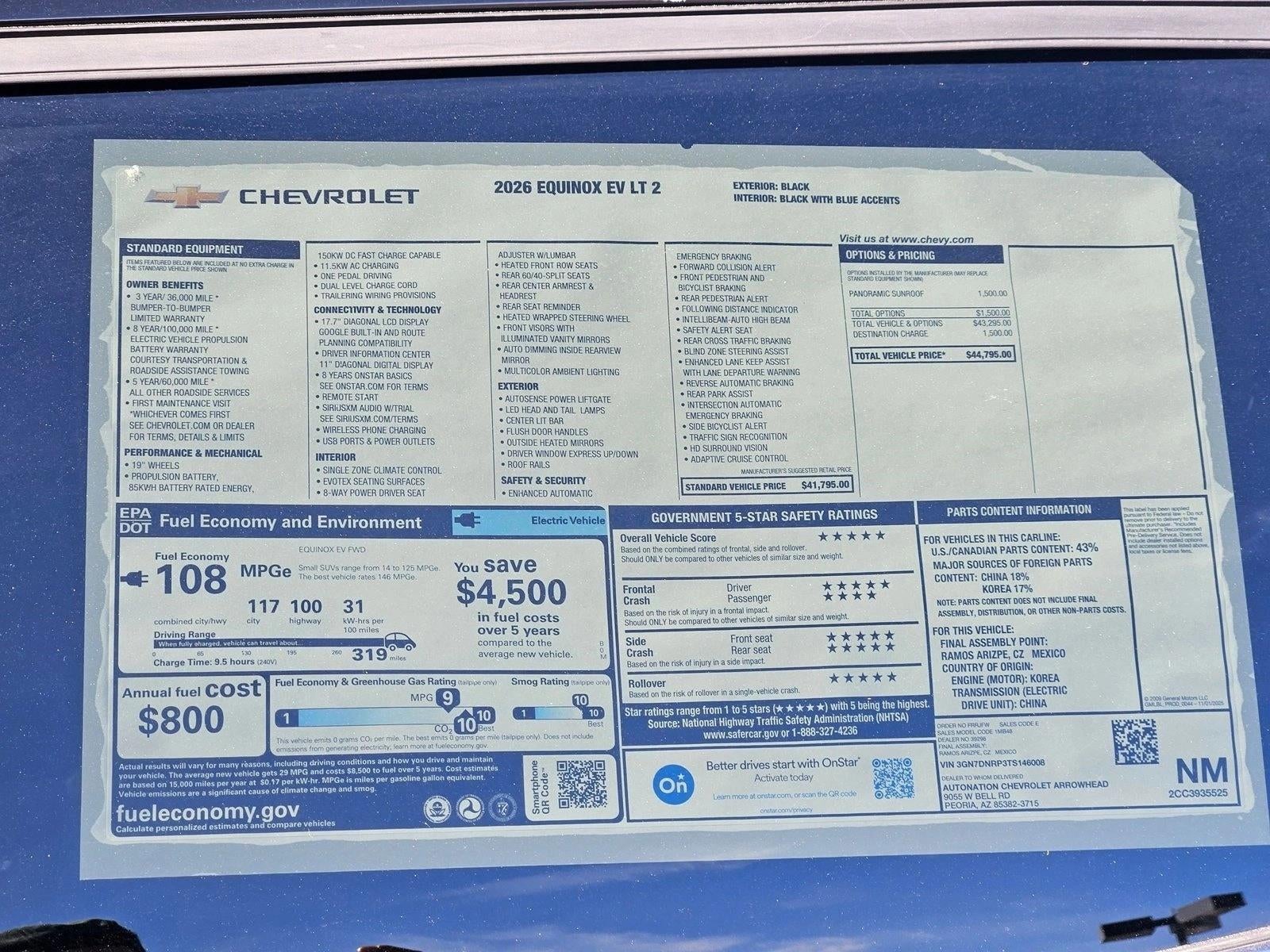 2026 Chevrolet Equinox EV LT