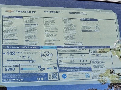 2026 Chevrolet Equinox EV LT