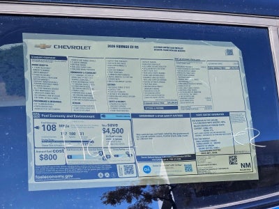 2026 Chevrolet Equinox EV RS