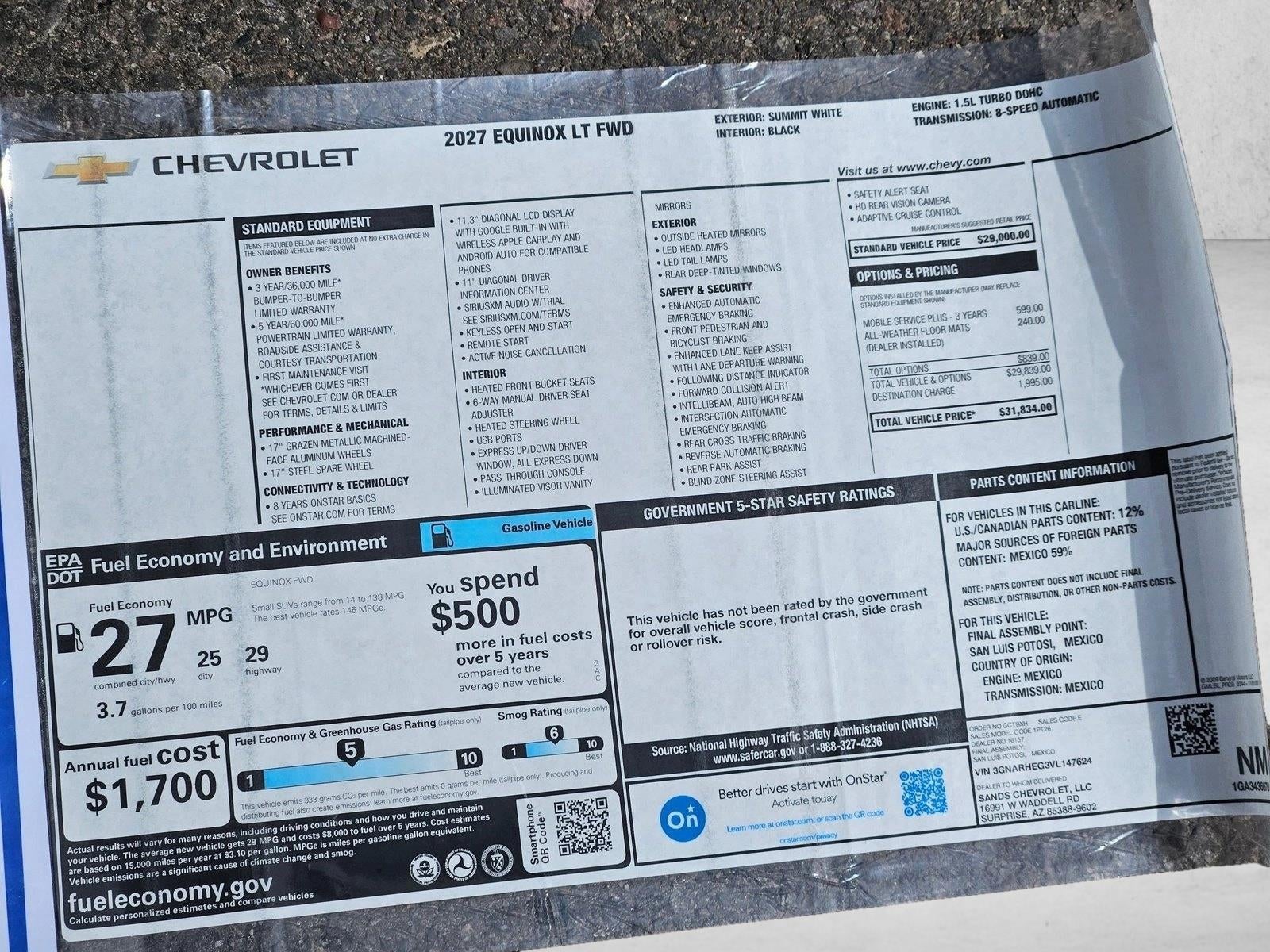 2027 Chevrolet Equinox LT