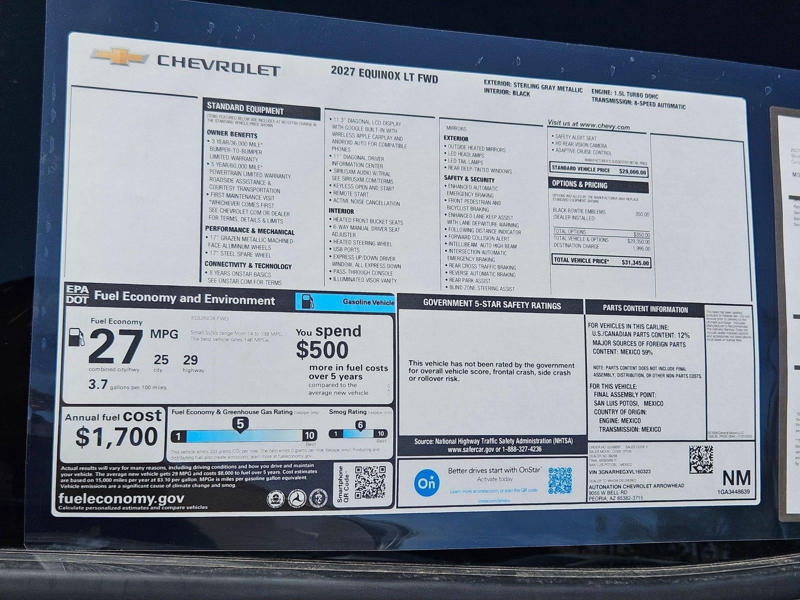 2027 Chevrolet Equinox LT
