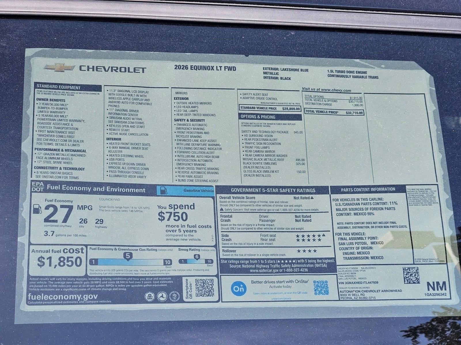 2026 Chevrolet Equinox LT