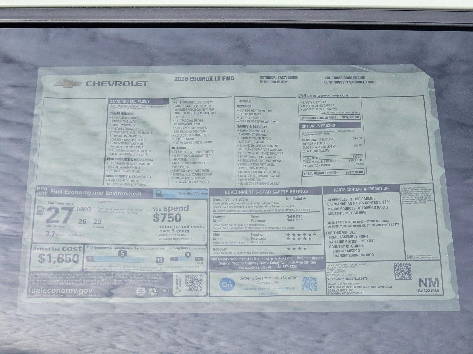 2026 Chevrolet Equinox LT