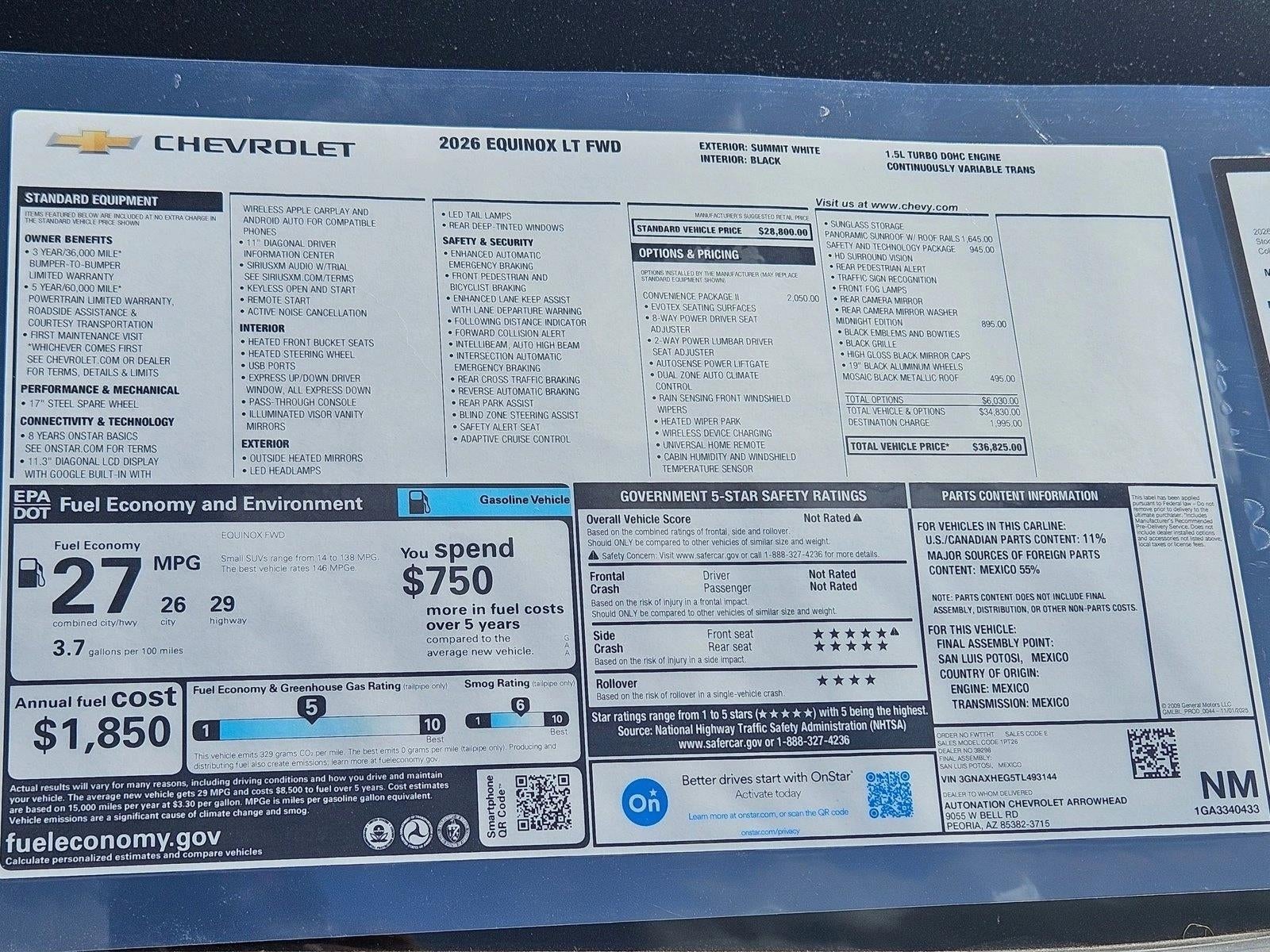 2026 Chevrolet Equinox LT