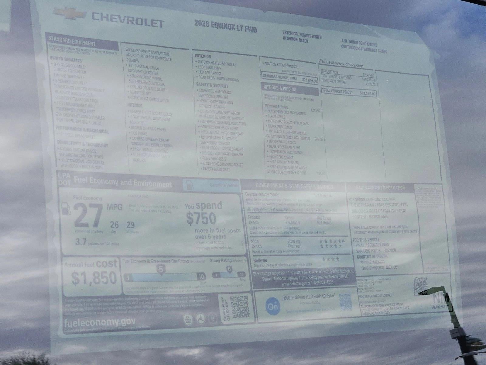 2026 Chevrolet Equinox LT