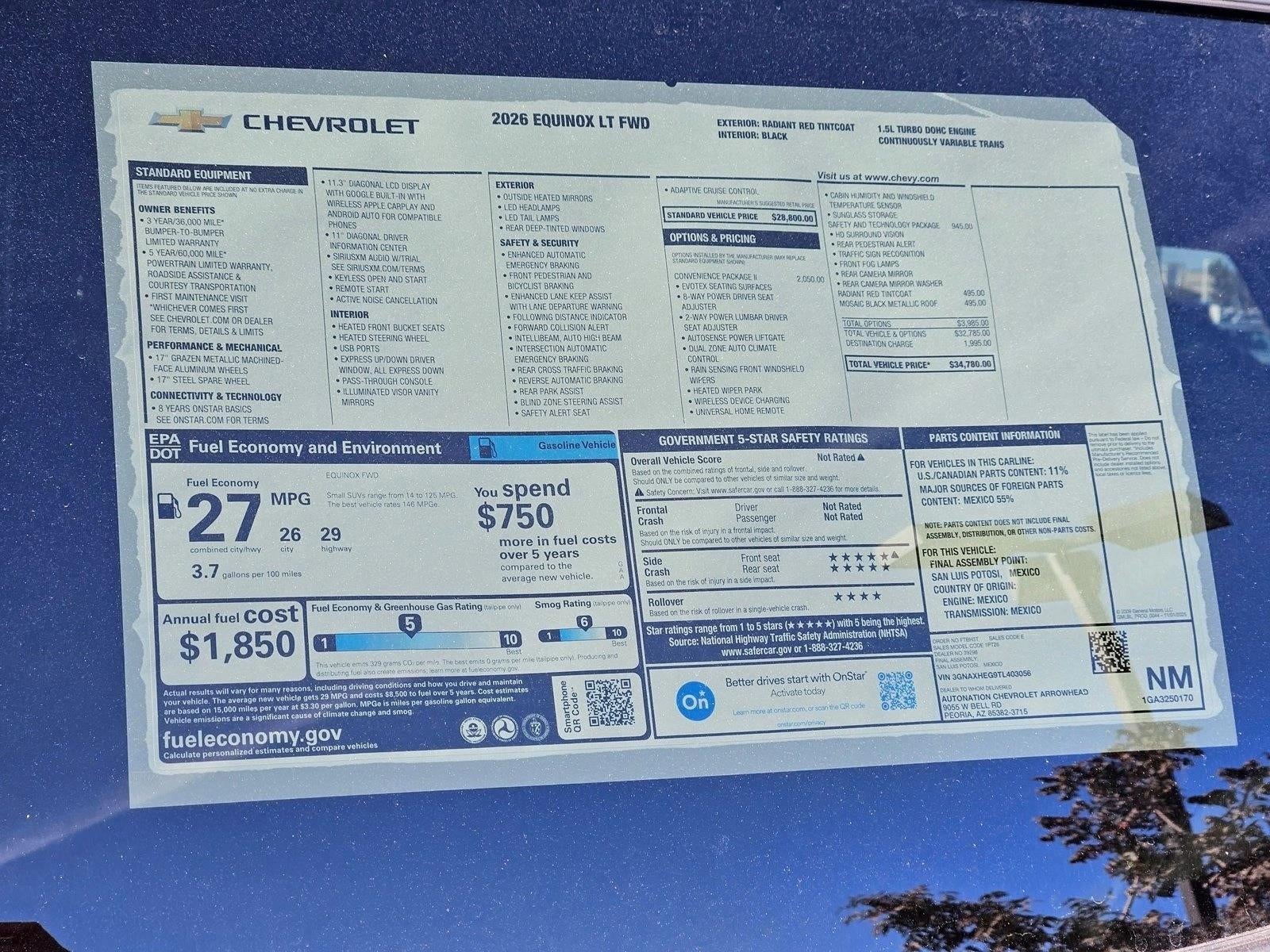 2026 Chevrolet Equinox LT