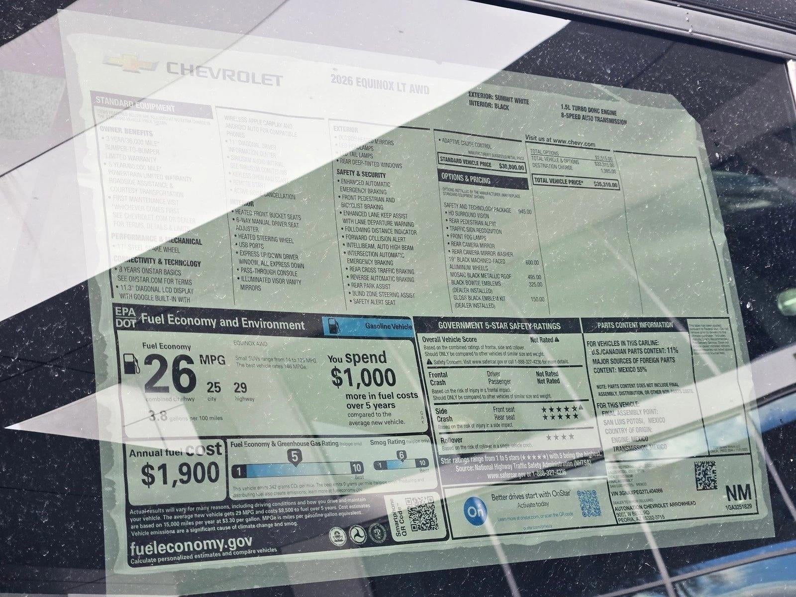 2026 Chevrolet Equinox LT