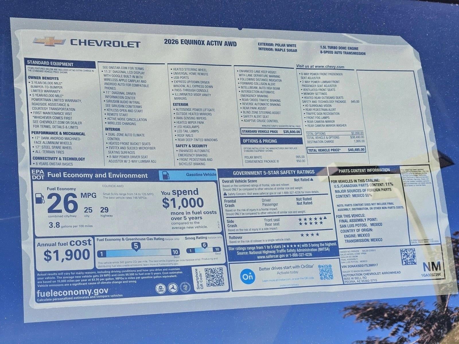 2026 Chevrolet Equinox ACTIV