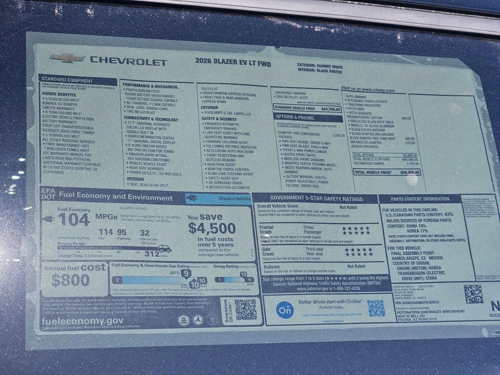 2026 Chevrolet Blazer EV LT