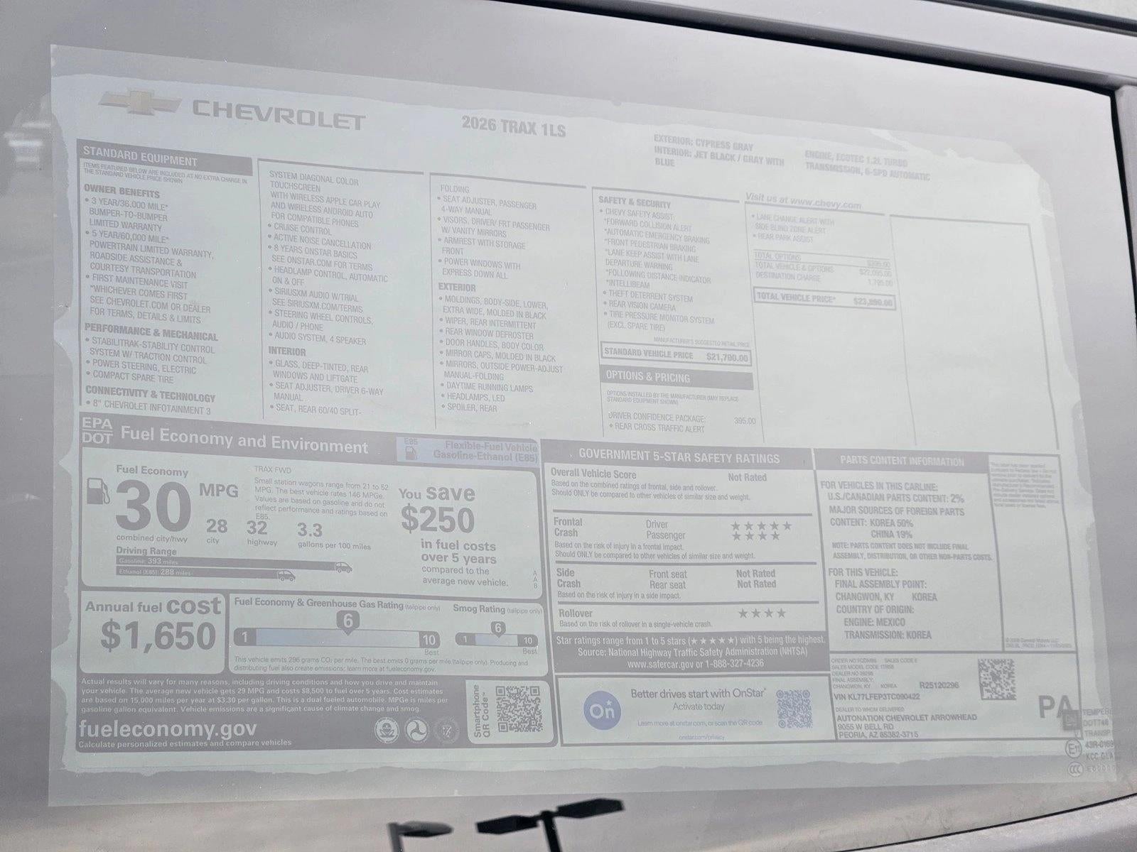 2026 Chevrolet Trax LS