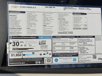 2026 Chevrolet Trax 1RS