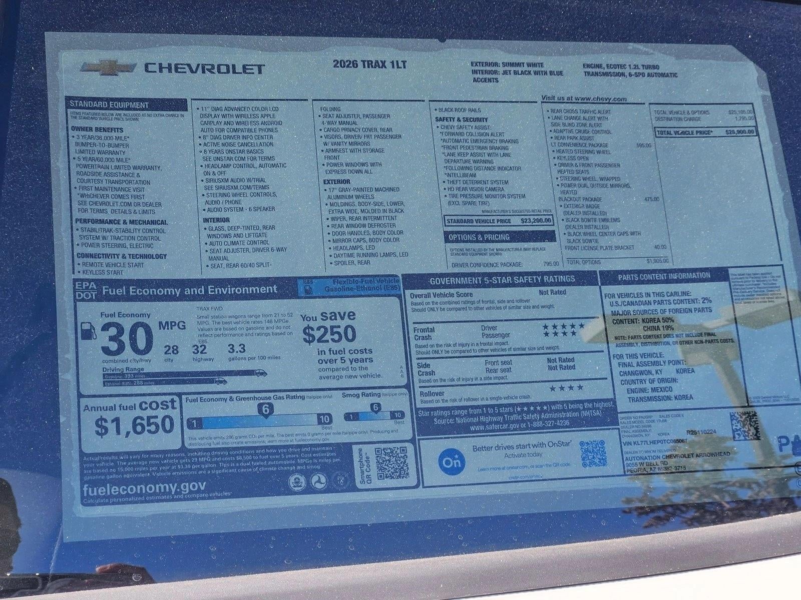 2026 Chevrolet Trax LT