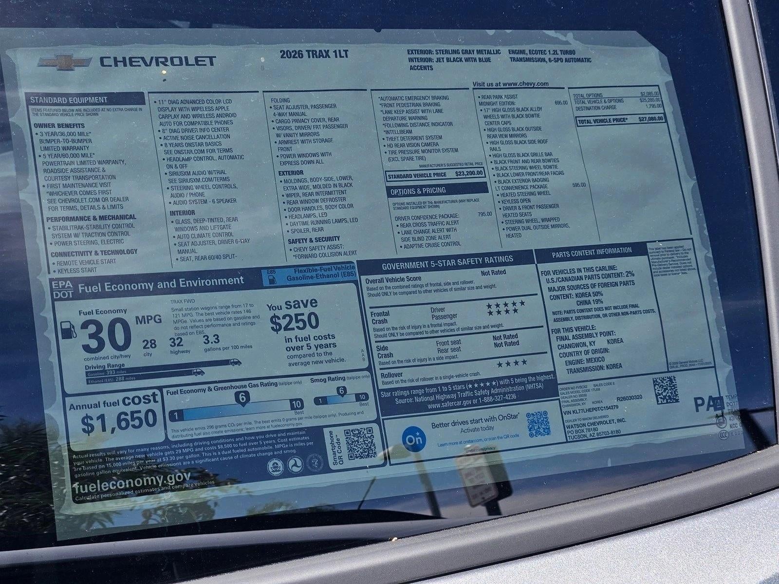 2026 Chevrolet Trax LT