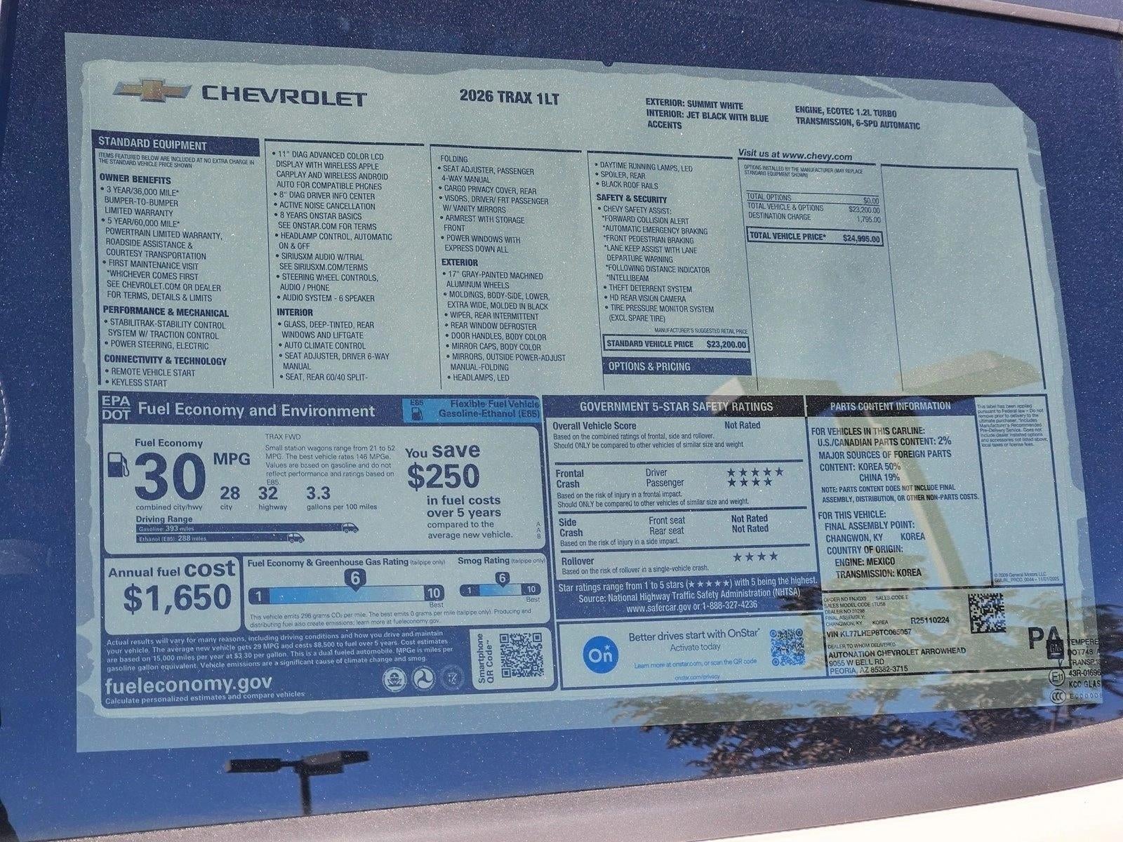 2026 Chevrolet Trax LT