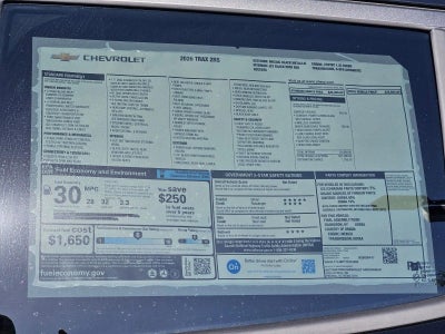 2026 Chevrolet Trax 2RS