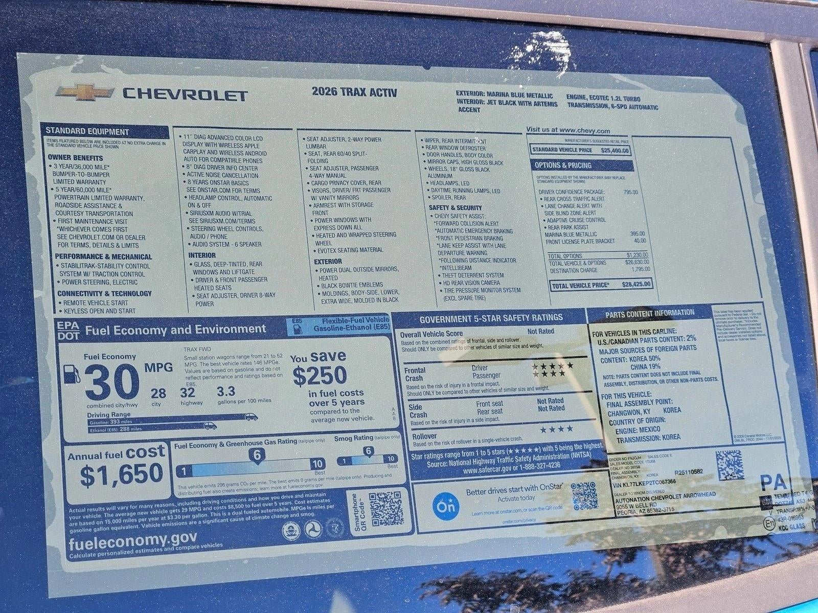 2026 Chevrolet Trax ACTIV