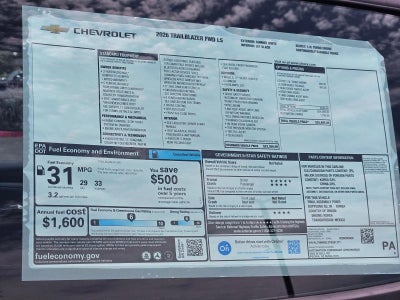 2026 Chevrolet Trailblazer LS