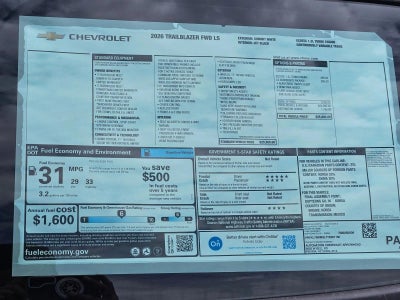 2026 Chevrolet Trailblazer LS