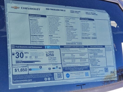 2026 Chevrolet Trailblazer LS