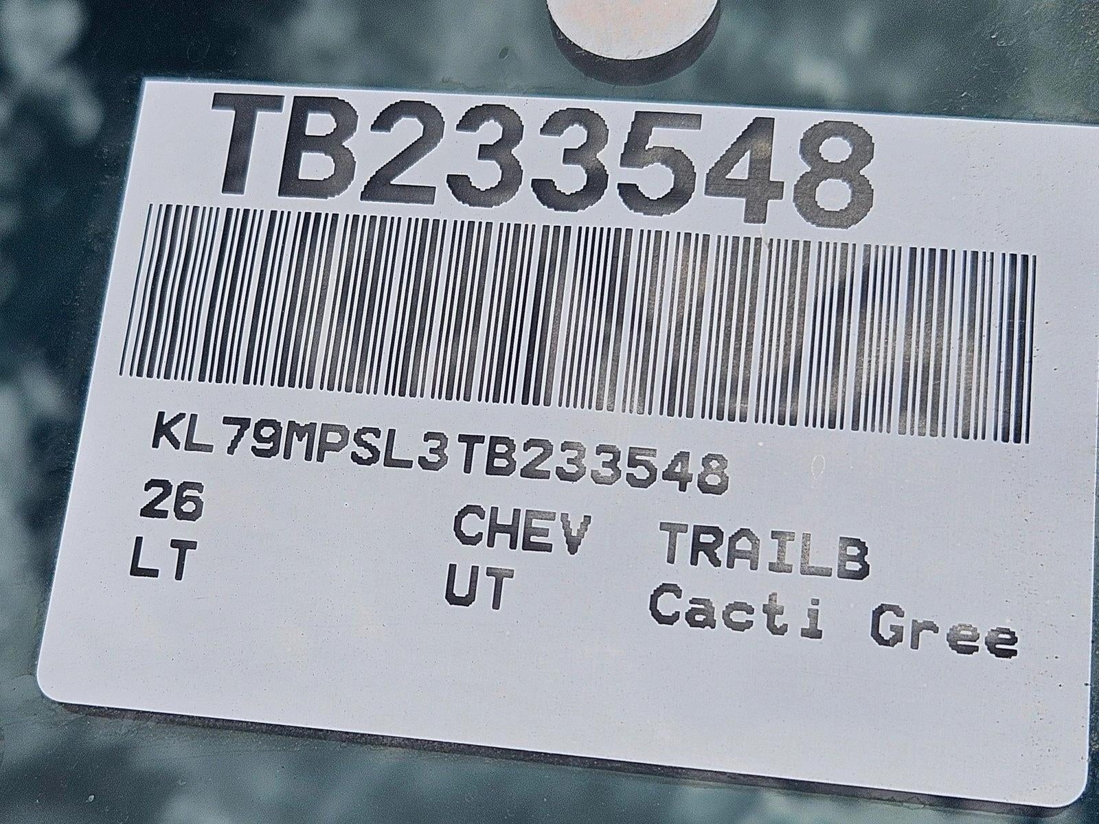 2026 Chevrolet Trailblazer LT