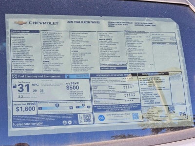 2026 Chevrolet Trailblazer RS