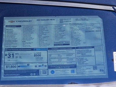 2026 Chevrolet Trailblazer RS